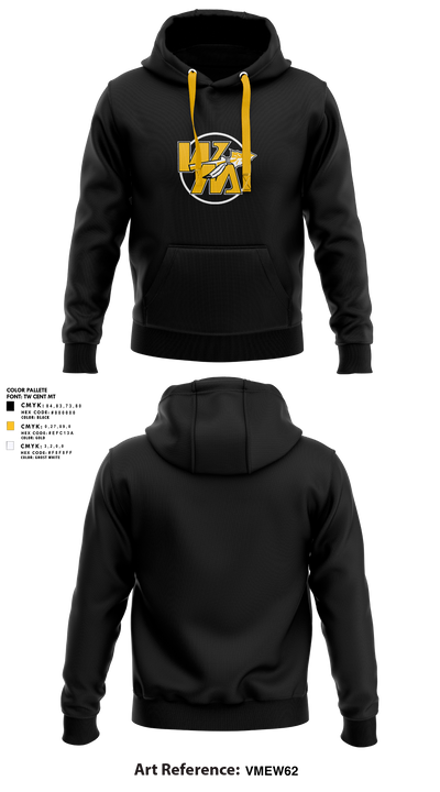 Watkins Memorial High School Girls Golf 31389745 Hoodie - 1