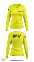 50 Mile March 87874734 Women's Long Sleeve V-neck Shirt - 4 (2)