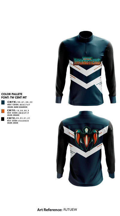 Midwest Monsters 95808505 Quarter Zip Jacket - 11