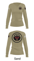 593rd esc 84588432 Women's Long Sleeve V-neck Shirt - 97