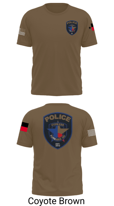 Cypress- Fairbanks ISD Police Department 56419862 Short Sleeve Performance Shirt - 15
