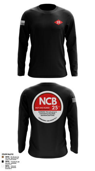 Long Sleeve Performance Shirt, NMCB 25 CTG 56.2, Navy, Teamtime, Team time, sublimation, custom sports apparel, team uniforms, spirit wear, spiritwear, sports uniforms, custom shirts, team store, custom team store, fundraiser sports, apparel fundraiser