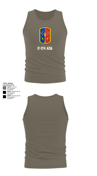 Tank Top, 2-174 ADA, Army, Teamtime, Team time, sublimation, custom sports apparel, team uniforms, spirit wear, spiritwear, sports uniforms, custom shirts, team store, custom team store, fundraiser sports, apparel fundraiser