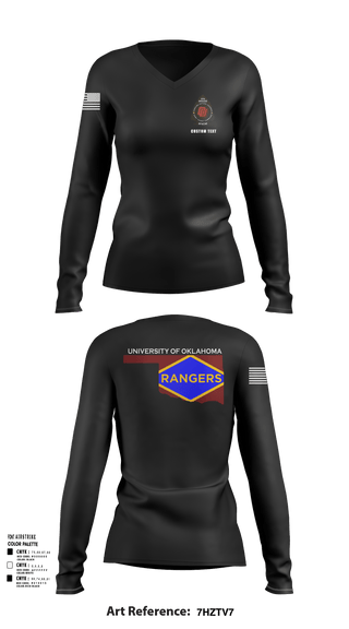 Womens Long Sleeve Vneck Shirt, , Army, Teamtime, Team time, sublimation, custom sports apparel, team uniforms, spirit wear, spiritwear, sports uniforms, custom shirts, team store, custom team store, fundraiser sports, apparel fundraiser