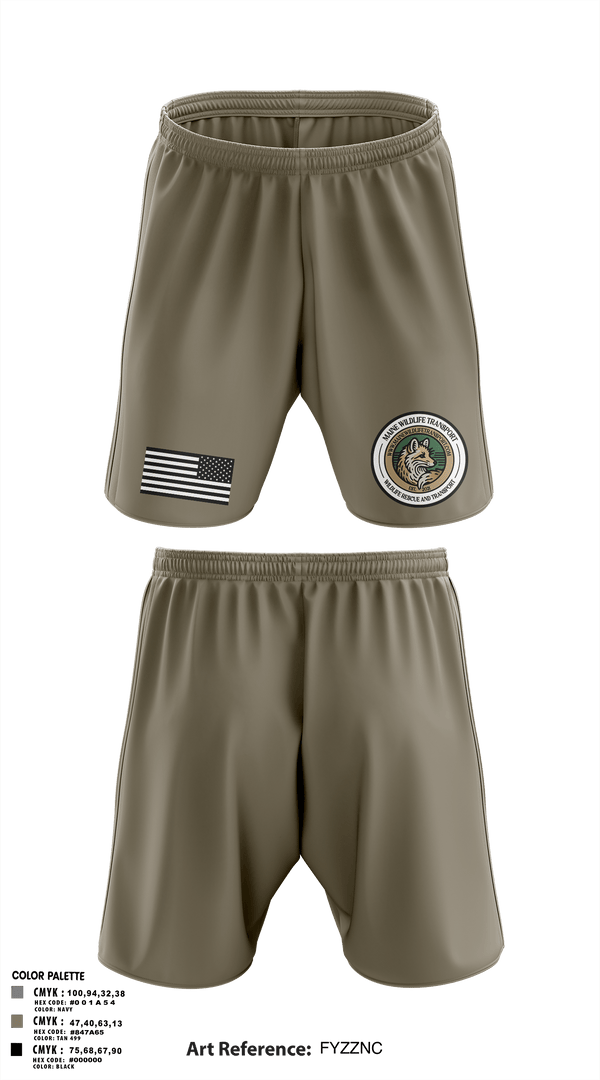 Athletic Shorts With Pockets, Maine Wildlife Transport, , Teamtime, Team time, sublimation, custom sports apparel, team uniforms, spirit wear, spiritwear, sports uniforms, custom shirts, team store, custom team store, fundraiser sports, apparel fundraiser