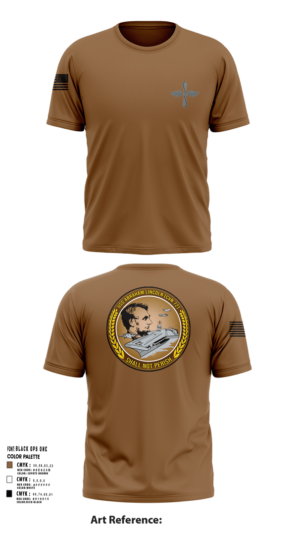 Short Sleeve Performance Shirt, CVN 72 Abraham Lincoln, , Teamtime, Team time, sublimation, custom sports apparel, team uniforms, spirit wear, spiritwear, sports uniforms, custom shirts, team store, custom team store, fundraiser sports, apparel fundraiser