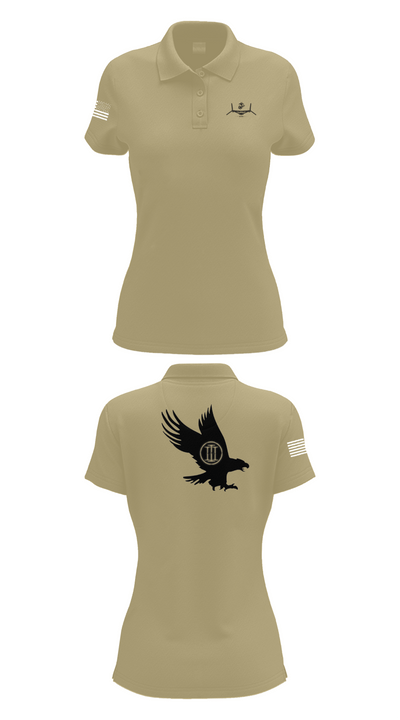 MVIM Level 3 52585841 Women's Short Sleeve Performance Polo  - 95