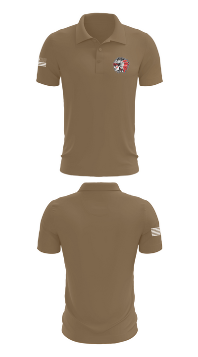 Howar Middle School Track & Field 69714419 Short Sleeve Performance Polo - 3
