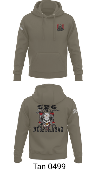 Hoodie, 526th ECC Desperados FMT, , Teamtime, Team time, sublimation, custom sports apparel, team uniforms, spirit wear, spiritwear, sports uniforms, custom shirts, team store, custom team store, fundraiser sports, apparel fundraiser