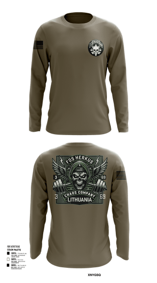 Long Sleeve Performance Shirt, Cco/3-69/1ABCT/3ID, Army, Teamtime, Team time, sublimation, custom sports apparel, team uniforms, spirit wear, spiritwear, sports uniforms, custom shirts, team store, custom team store, fundraiser sports, apparel fundraiser