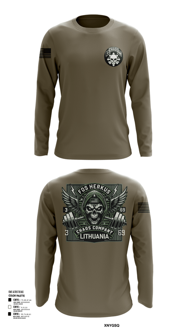 Long Sleeve Performance Shirt, Cco/3-69/1ABCT/3ID, Army, Teamtime, Team time, sublimation, custom sports apparel, team uniforms, spirit wear, spiritwear, sports uniforms, custom shirts, team store, custom team store, fundraiser sports, apparel fundraiser