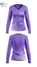 Monroe Woodbury 23360054 Women's Long Sleeve V-neck Shirt - 5