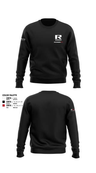 Crew Neck Sweatshirt, Ronin TC, , Teamtime, Team time, sublimation, custom sports apparel, team uniforms, spirit wear, spiritwear, sports uniforms, custom shirts, team store, custom team store, fundraiser sports, apparel fundraiser