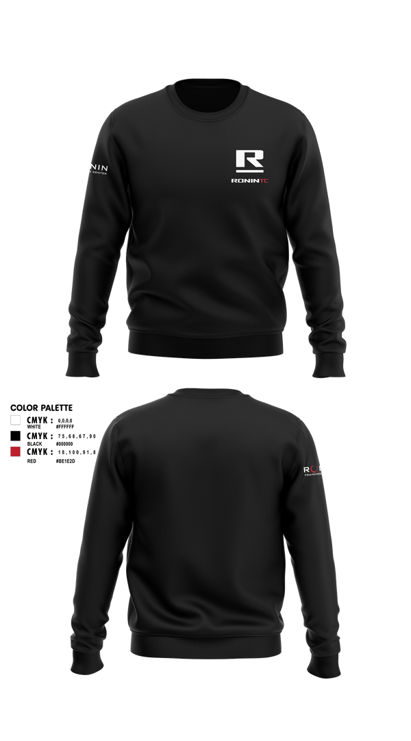 Crew Neck Sweatshirt, Ronin TC, , Teamtime, Team time, sublimation, custom sports apparel, team uniforms, spirit wear, spiritwear, sports uniforms, custom shirts, team store, custom team store, fundraiser sports, apparel fundraiser