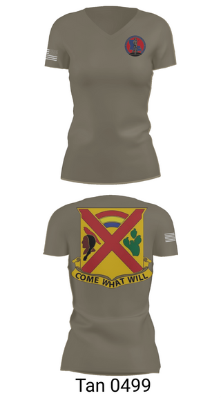 Womens Short Sleeve Vneck Shirt, Charley troop 2-108 CAV, , Teamtime, Team time, sublimation, custom sports apparel, team uniforms, spirit wear, spiritwear, sports uniforms, custom shirts, team store, custom team store, fundraiser sports, apparel fundraiser