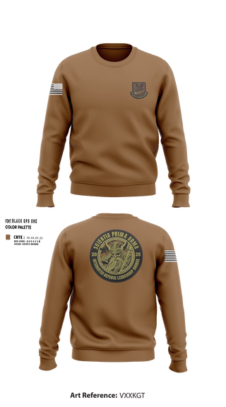Crew Neck Sweatshirt, IDLC, Air Force, Teamtime, Team time, sublimation, custom sports apparel, team uniforms, spirit wear, spiritwear, sports uniforms, custom shirts, team store, custom team store, fundraiser sports, apparel fundraiser