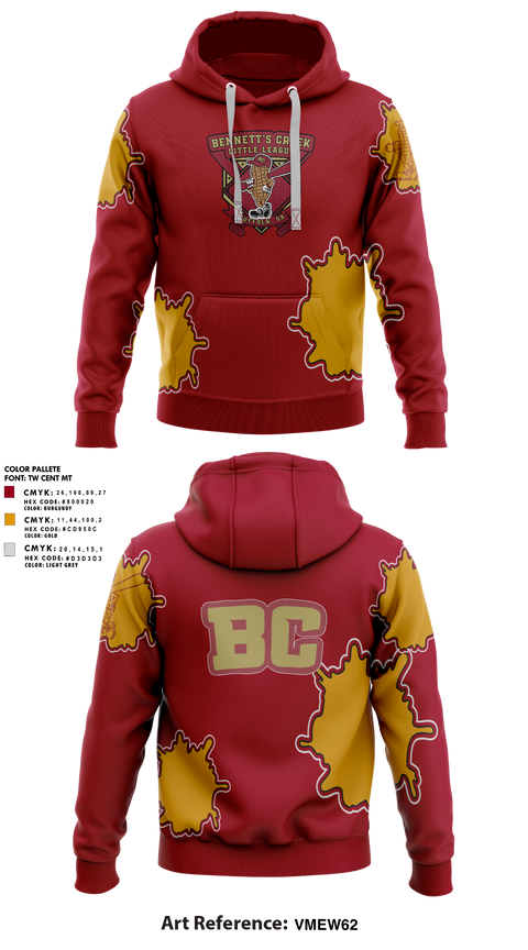 Hoodie, Bennetts Creek Little League, Baseball, Teamtime, Team time, sublimation, custom sports apparel, team uniforms, spirit wear, spiritwear, sports uniforms, custom shirts, team store, custom team store, fundraiser sports, apparel fundraiser