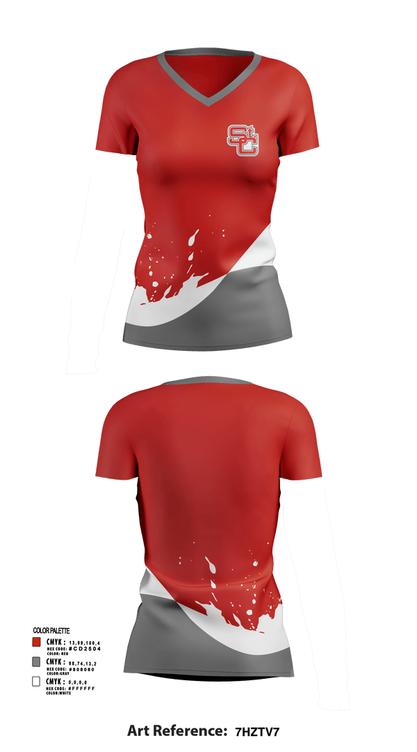 Womens Short Sleeve Vneck Shirt, 20, Spirit Store, Teamtime, Team time, sublimation, custom sports apparel, team uniforms, spirit wear, spiritwear, sports uniforms, custom shirts, team store, custom team store, fundraiser sports, apparel fundraiser