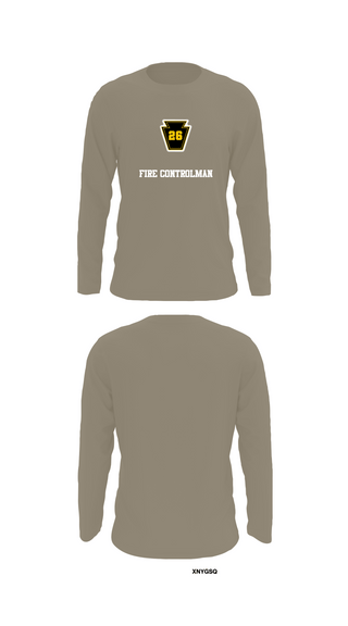 Long Sleeve Performance Shirt, Fire Controlman, Navy, Teamtime, Team time, sublimation, custom sports apparel, team uniforms, spirit wear, spiritwear, sports uniforms, custom shirts, team store, custom team store, fundraiser sports, apparel fundraiser
