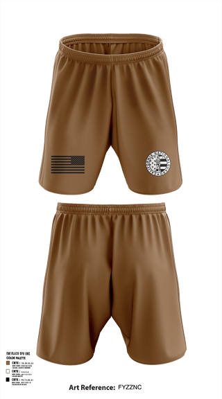 Athletic Shorts With Pockets, 132d MRBC, 579th EN BN, 49th MP DIV, , Teamtime, Team time, sublimation, custom sports apparel, team uniforms, spirit wear, spiritwear, sports uniforms, custom shirts, team store, custom team store, fundraiser sports, apparel fundraiser