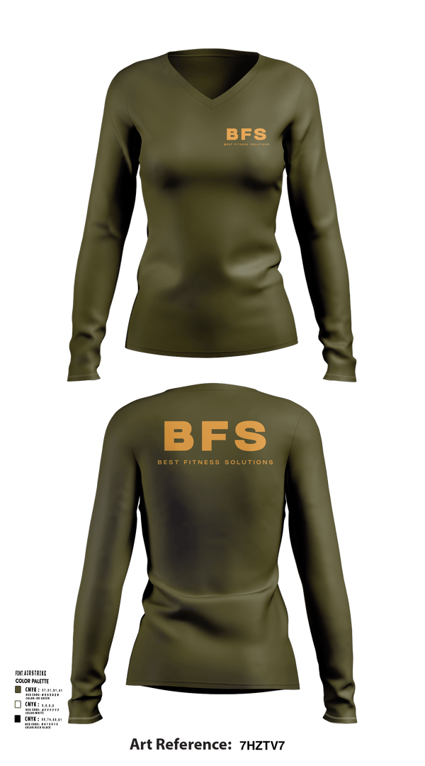Womens Long Sleeve Vneck Shirt, Best fitness solutions, , Teamtime, Team time, sublimation, custom sports apparel, team uniforms, spirit wear, spiritwear, sports uniforms, custom shirts, team store, custom team store, fundraiser sports, apparel fundraiser