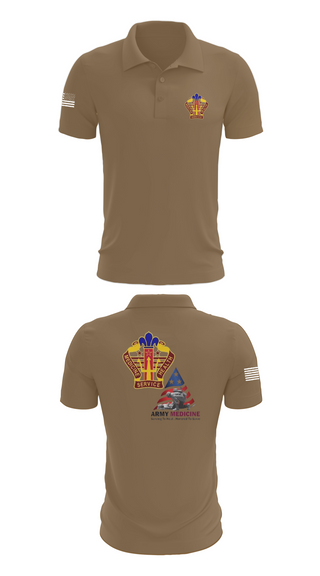Short Sleeve Performance Polo, USA MEDDAC KAHC, Army, Teamtime, Team time, sublimation, custom sports apparel, team uniforms, spirit wear, spiritwear, sports uniforms, custom shirts, team store, custom team store, fundraiser sports, apparel fundraiser