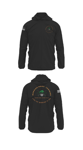 Windbreaker, Warrior Arms Training, , Teamtime, Team time, sublimation, custom sports apparel, team uniforms, spirit wear, spiritwear, sports uniforms, custom shirts, team store, custom team store, fundraiser sports, apparel fundraiser