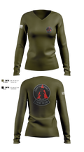 Clayton County Police SWAT Team 81902169 Women's Long Sleeve V-neck Shirt - 1