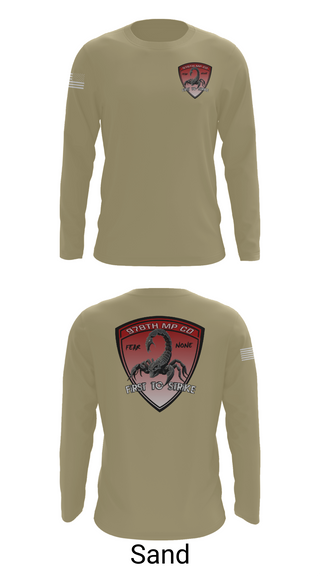 Long Sleeve Performance Shirt, 978th Military Police Company, , Teamtime, Team time, sublimation, custom sports apparel, team uniforms, spirit wear, spiritwear, sports uniforms, custom shirts, team store, custom team store, fundraiser sports, apparel fundraiser