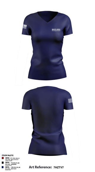 Womens Short Sleeve Vneck Shirt, Mayo Area Fire Department, , Teamtime, Team time, sublimation, custom sports apparel, team uniforms, spirit wear, spiritwear, sports uniforms, custom shirts, team store, custom team store, fundraiser sports, apparel fundraiser