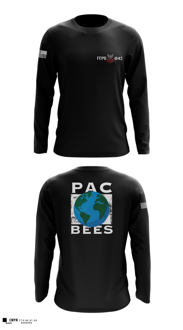 Long Sleeve Performance Shirt, NMCB 4, Navy, Teamtime, Team time, sublimation, custom sports apparel, team uniforms, spirit wear, spiritwear, sports uniforms, custom shirts, team store, custom team store, fundraiser sports, apparel fundraiser