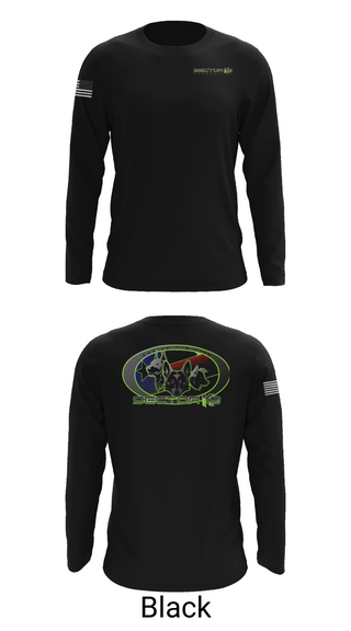 Long Sleeve Performance Shirt, Sector K9 Foundation, , Teamtime, Team time, sublimation, custom sports apparel, team uniforms, spirit wear, spiritwear, sports uniforms, custom shirts, team store, custom team store, fundraiser sports, apparel fundraiser