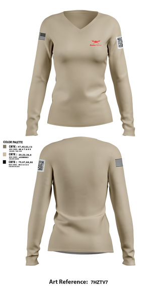 Womens Long Sleeve Vneck Shirt, , , Teamtime, Team time, sublimation, custom sports apparel, team uniforms, spirit wear, spiritwear, sports uniforms, custom shirts, team store, custom team store, fundraiser sports, apparel fundraiser