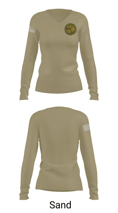 Cadet Leadership Training Squadron 79854789 Women's Long Sleeve V-neck Shirt - 97