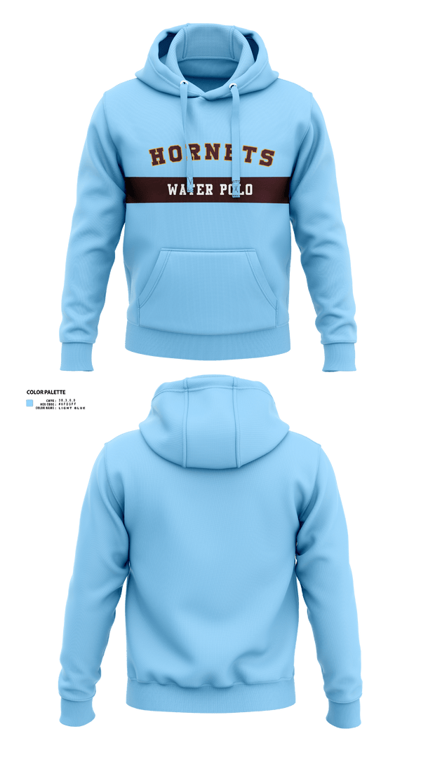 Hoodie, Hornets, Water Polo, Teamtime, Team time, sublimation, custom sports apparel, team uniforms, spirit wear, spiritwear, sports uniforms, custom shirts, team store, custom team store, fundraiser sports, apparel fundraiser
