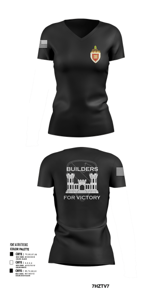 Womens Short Sleeve Vneck Shirt, 3 EN BN, , Teamtime, Team time, sublimation, custom sports apparel, team uniforms, spirit wear, spiritwear, sports uniforms, custom shirts, team store, custom team store, fundraiser sports, apparel fundraiser