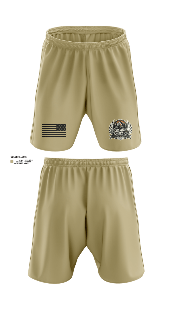 Athletic Shorts With Pockets, AshPeak Fire Solutions, , Teamtime, Team time, sublimation, custom sports apparel, team uniforms, spirit wear, spiritwear, sports uniforms, custom shirts, team store, custom team store, fundraiser sports, apparel fundraiser