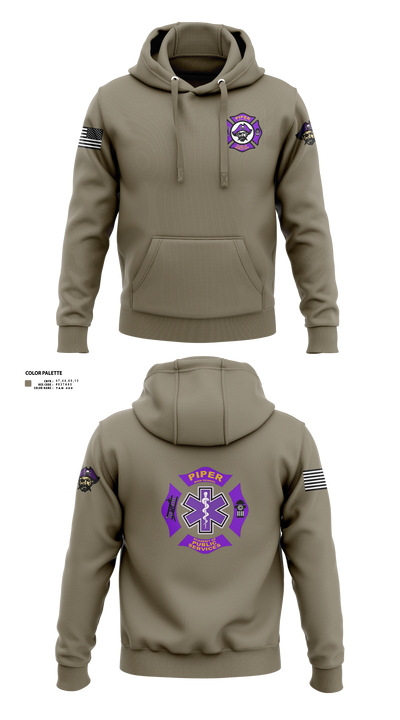 Piper High School Public Services Academy 74445509 Hoodie - 2