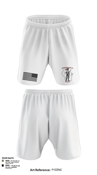 Athletic Shorts With Pockets, WIARNG Marksmanship, , Teamtime, Team time, sublimation, custom sports apparel, team uniforms, spirit wear, spiritwear, sports uniforms, custom shirts, team store, custom team store, fundraiser sports, apparel fundraiser