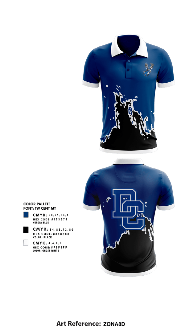 Short Sleeve Performance Polo, Deer Creek Antlers, Golf, Teamtime, Team time, sublimation, custom sports apparel, team uniforms, spirit wear, spiritwear, sports uniforms, custom shirts, team store, custom team store, fundraiser sports, apparel fundraiser