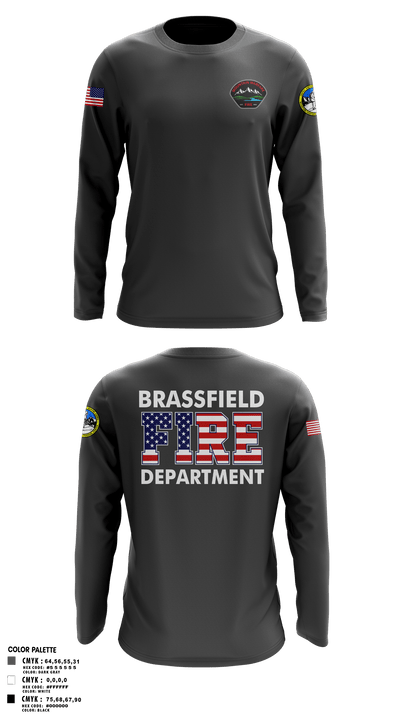 Marine corps mountain warfare training center fire and emergency services 80020462 Long Sleeve Performance Shirt 7