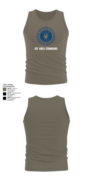 Tank Top, 1st Area Command, , Teamtime, Team time, sublimation, custom sports apparel, team uniforms, spirit wear, spiritwear, sports uniforms, custom shirts, team store, custom team store, fundraiser sports, apparel fundraiser