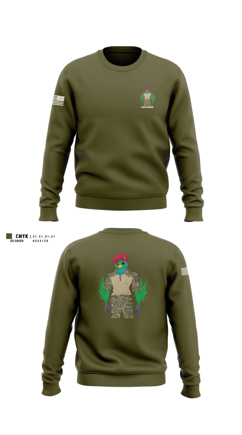 Crew Neck Sweatshirt, 82nd Airborne, , Teamtime, Team time, sublimation, custom sports apparel, team uniforms, spirit wear, spiritwear, sports uniforms, custom shirts, team store, custom team store, fundraiser sports, apparel fundraiser