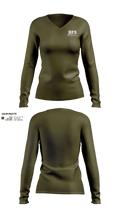 Best fitness solutions 55896450 Women's Long Sleeve V-neck Shirt - 1