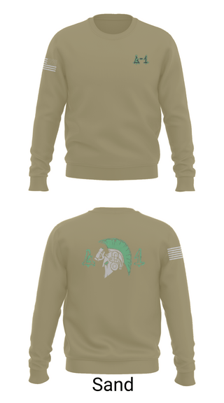 Crew Neck Sweatshirt, Greeks, Army, Teamtime, Team time, sublimation, custom sports apparel, team uniforms, spirit wear, spiritwear, sports uniforms, custom shirts, team store, custom team store, fundraiser sports, apparel fundraiser