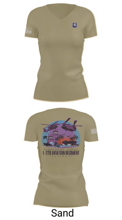 1-228 HHC Phantoms 17599849 Women's Short Sleeve V-neck Shirt - 88