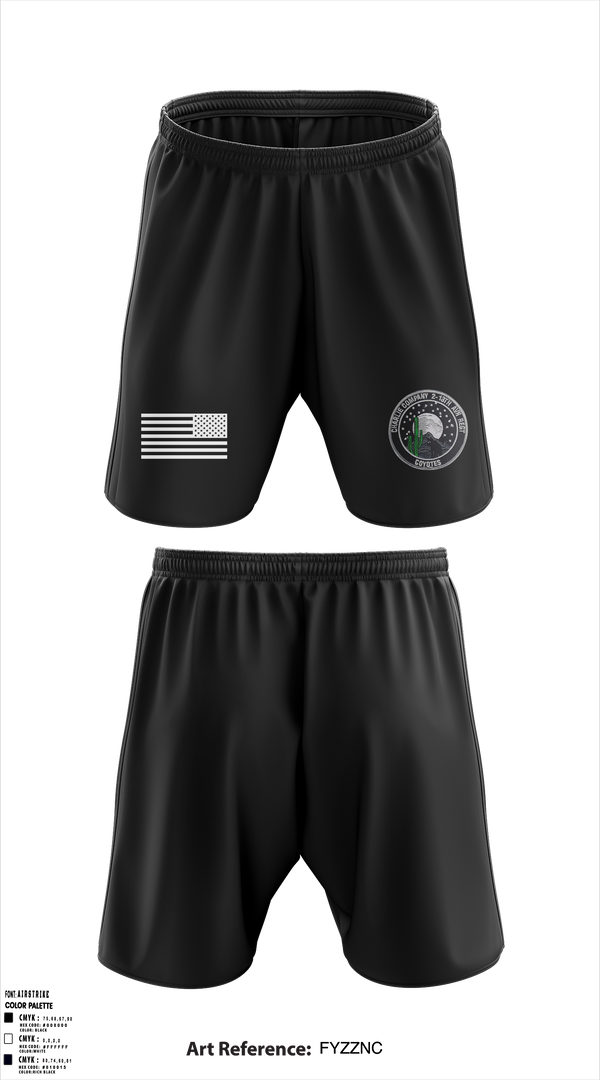 Athletic Shorts With Pockets, C Co. 2-13th, , Teamtime, Team time, sublimation, custom sports apparel, team uniforms, spirit wear, spiritwear, sports uniforms, custom shirts, team store, custom team store, fundraiser sports, apparel fundraiser