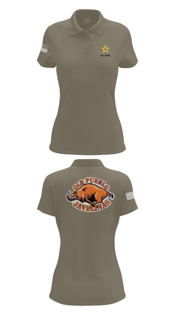 Womens Short Sleeve Performance Polo, Old Pueblo, , Teamtime, Team time, sublimation, custom sports apparel, team uniforms, spirit wear, spiritwear, sports uniforms, custom shirts, team store, custom team store, fundraiser sports, apparel fundraiser