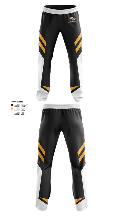 Portsmouth West Middle School Track and Field 57073821 Sweatpants - 1