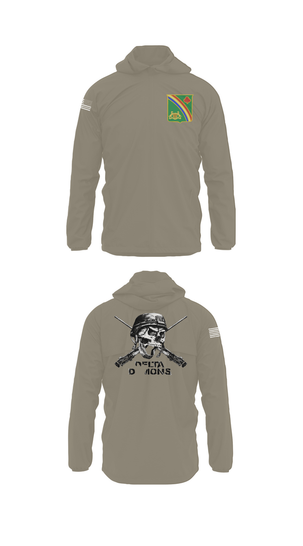 Windbreaker, 1st Battalion 69th Infantry Regiment, Army, Teamtime, Team time, sublimation, custom sports apparel, team uniforms, spirit wear, spiritwear, sports uniforms, custom shirts, team store, custom team store, fundraiser sports, apparel fundraiser